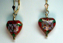 E0201 - Dragon Fire Heart 1.5" Lever Back E0201 - Dragon Fire Heart 1.5" Lever Back