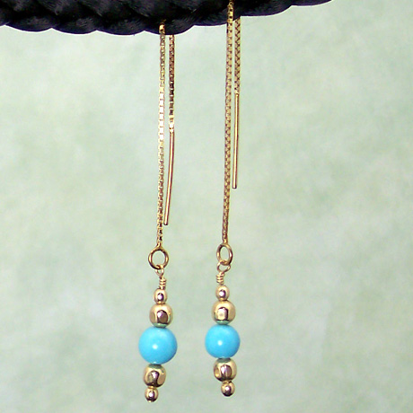 ET050 - Vermiel w/Turquoise Beads ET050 - Vermiel w/Turquoise Beads