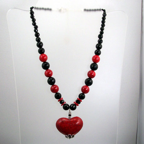 N0364 - Flaming Heart - 16 - 18" adjustable N0364 - Flaming Heart - 16 - 18" adjustable