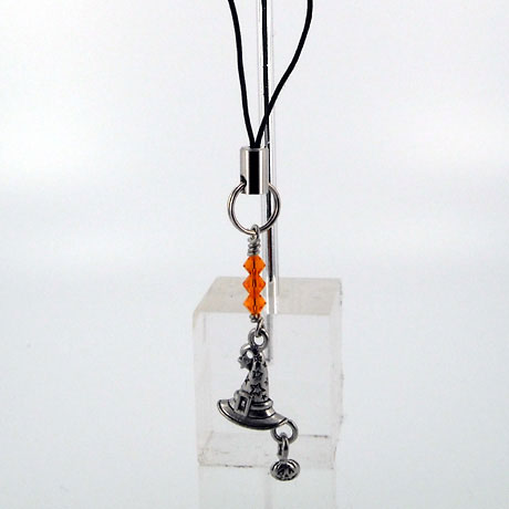 ZPSW076 - Witch's Hat w/Pumpking - zipper pull 2" ZPSW076 - Witch's Hat w/Pumpking - zipper pull 2"